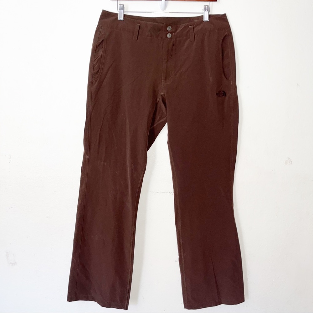 Vintage The North Face y2k Nylon brown hiking pants Womens Sz 12